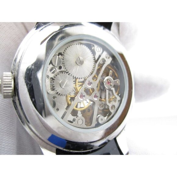 Women Breda Mechanical WR Analog 42mm Dial Causal Round Watch (G68)